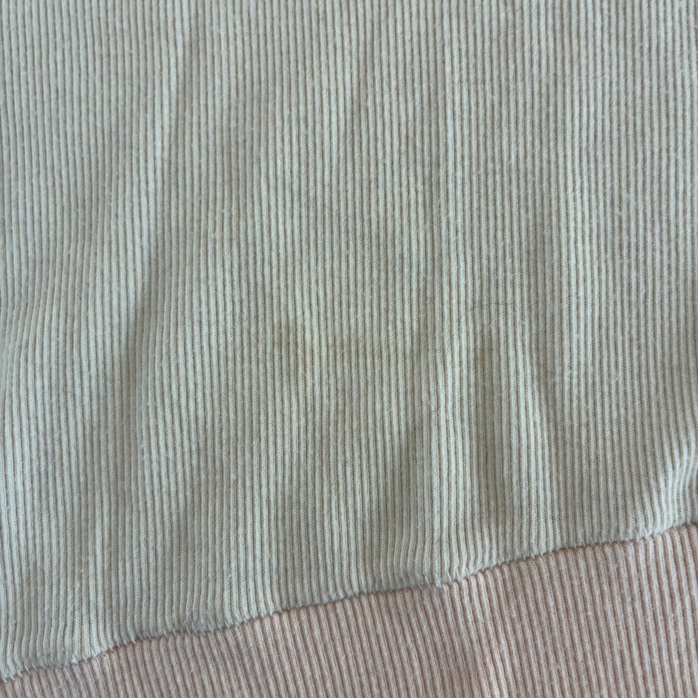 Free People We The Free Patchwork Boho Sweatshirt Large Paisley Lace Pullover - Picture 9 of 9